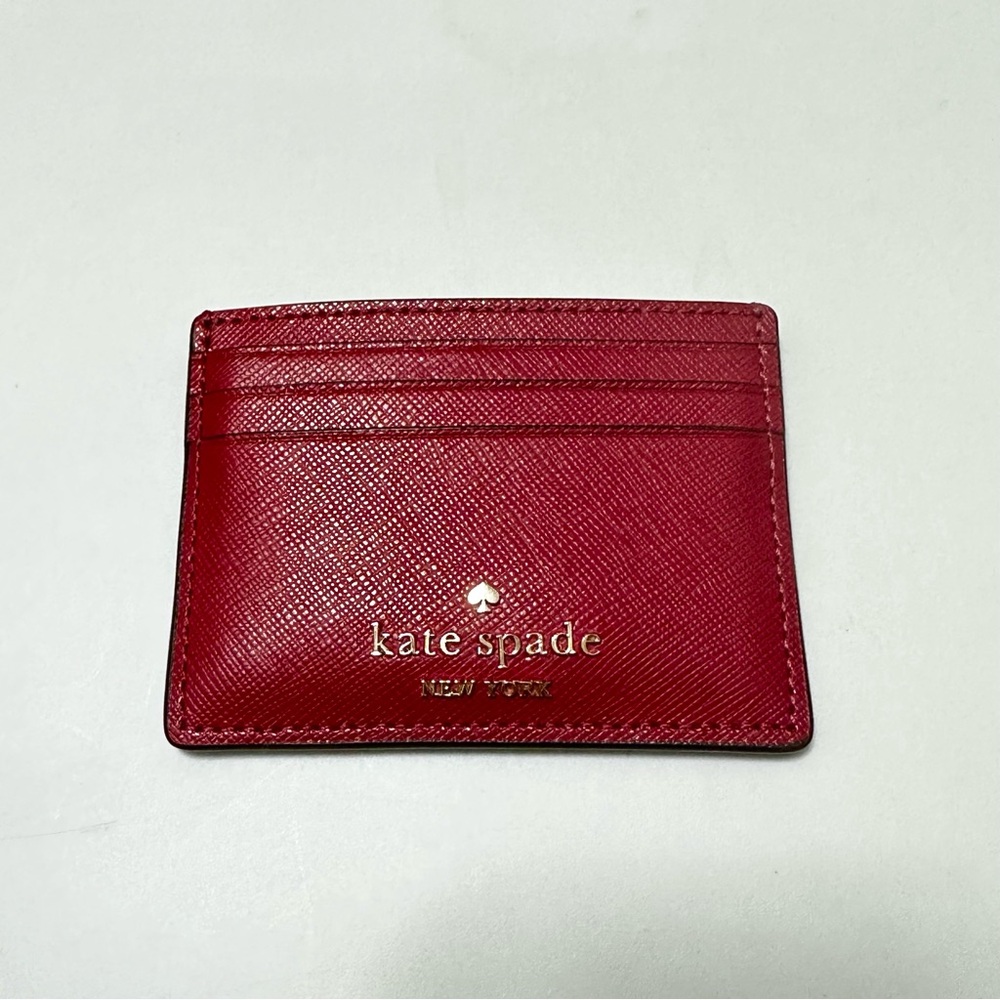 Kate Spade Cherry Red Card Holder